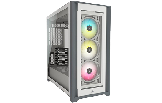 Gabinete Gamer Corsair iCUE 5000X RGB, Mid Tower, Vidro Temperado